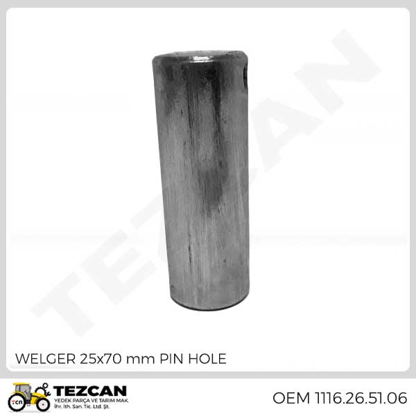 WELGER 25x70 mm PIN HOLE