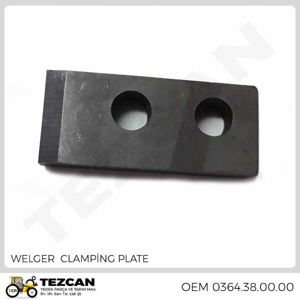 WELGER CLAMPİNG PLATE